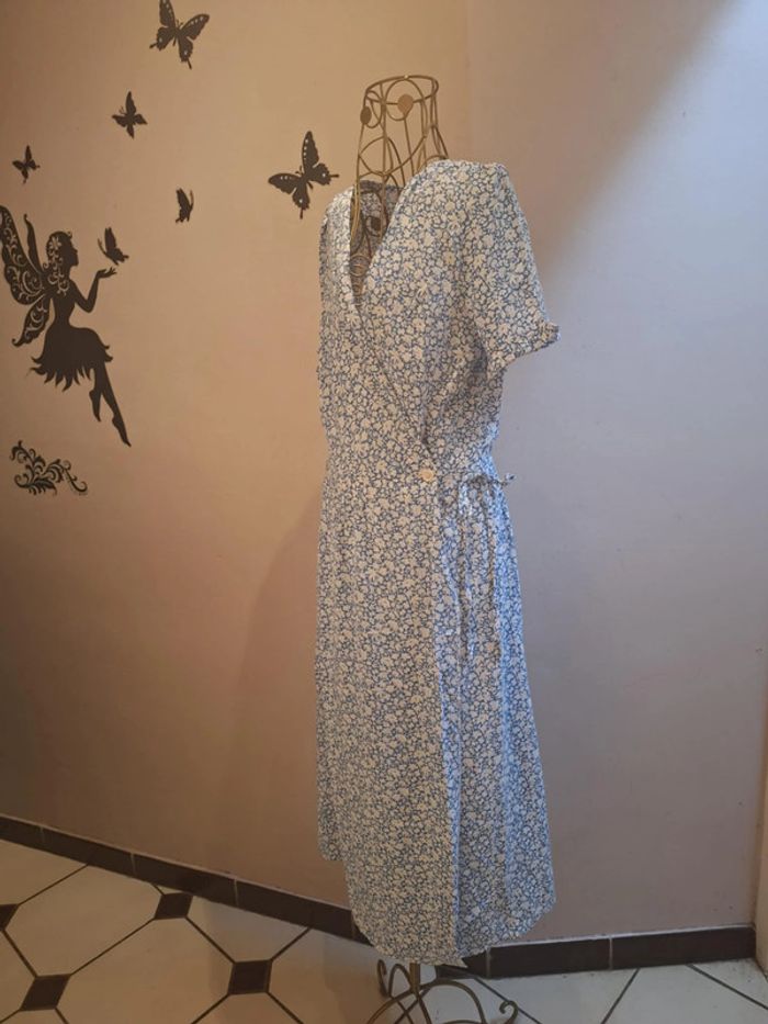 Robe fleurie cache coeur - photo numéro 3