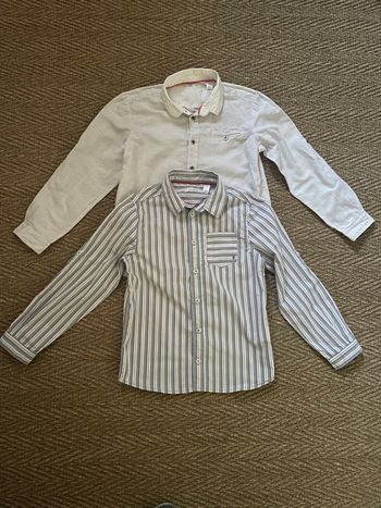 Lot de 2 chemises garçon Okaïdi 8 ans 