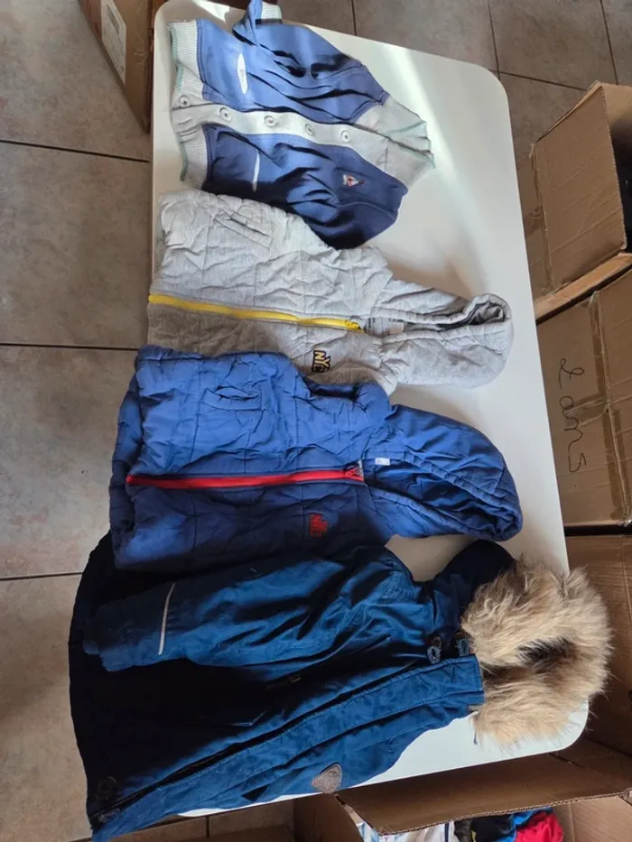 Lot 4 vêtements hiver 3 ans garçon blouson polaire