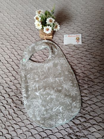 Grand bavoir personnalisé