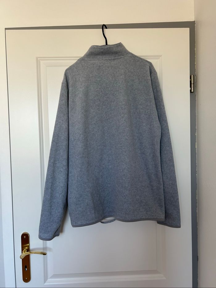 Pull Sweat polaire montant zippé gris homme taille L In extenso - photo numéro 4