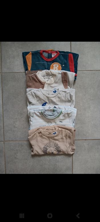 Lot pyjamas hiver 6 mois