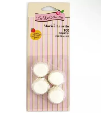 X100 Mini moules en papier GP & Me Blanc Neuf