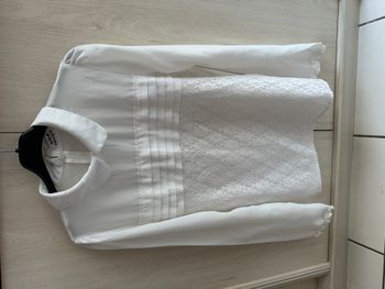 Blouse/Chemisier blanc avec détails de broderie taille 36 Molly Bracken