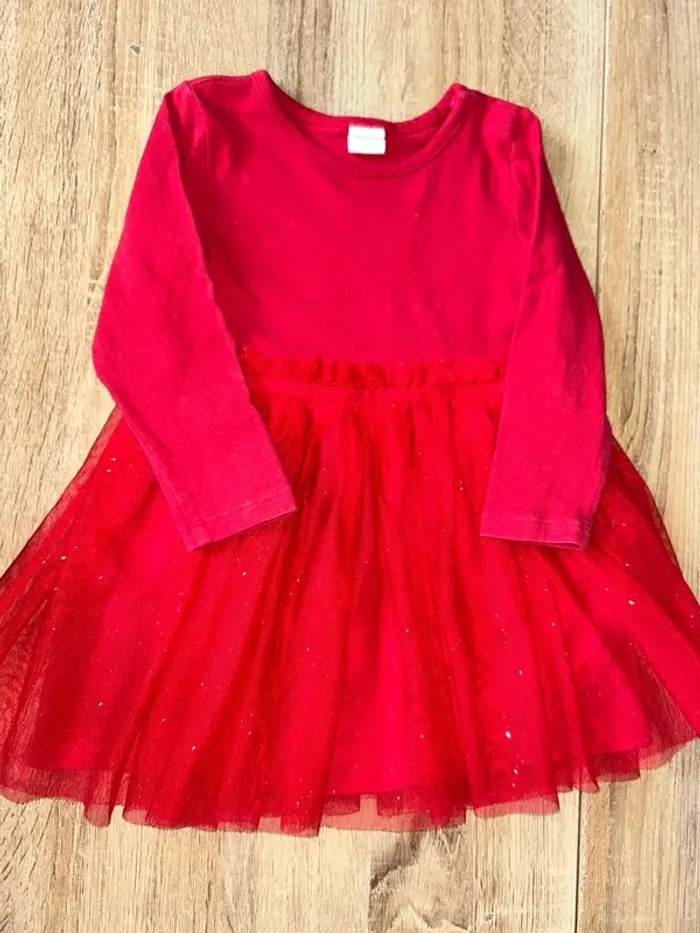 Robe Noël tutu pailletée 12 mois