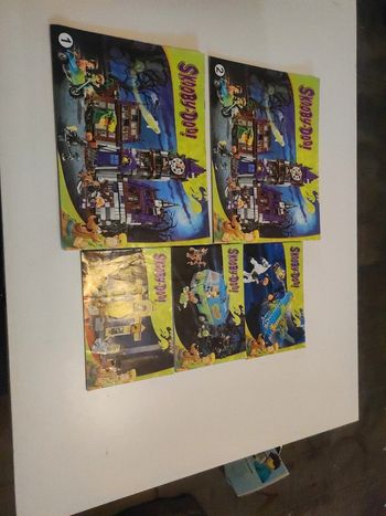 Lot de notices Lego compatible Scooby Doo