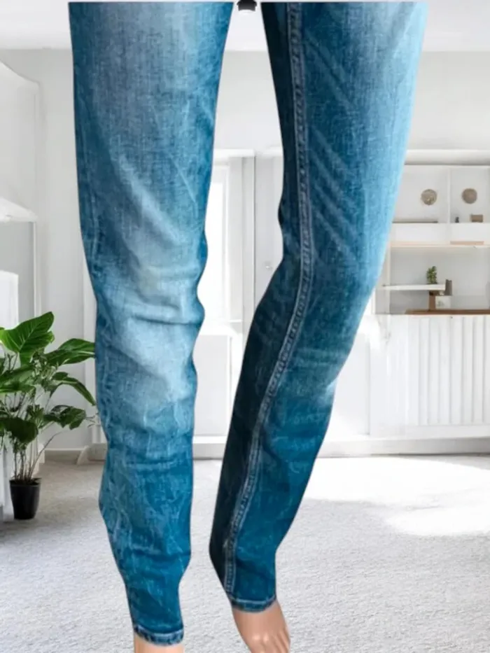 Jean Kaporal , coupe regular ,taille basse , extensible - photo numéro 5