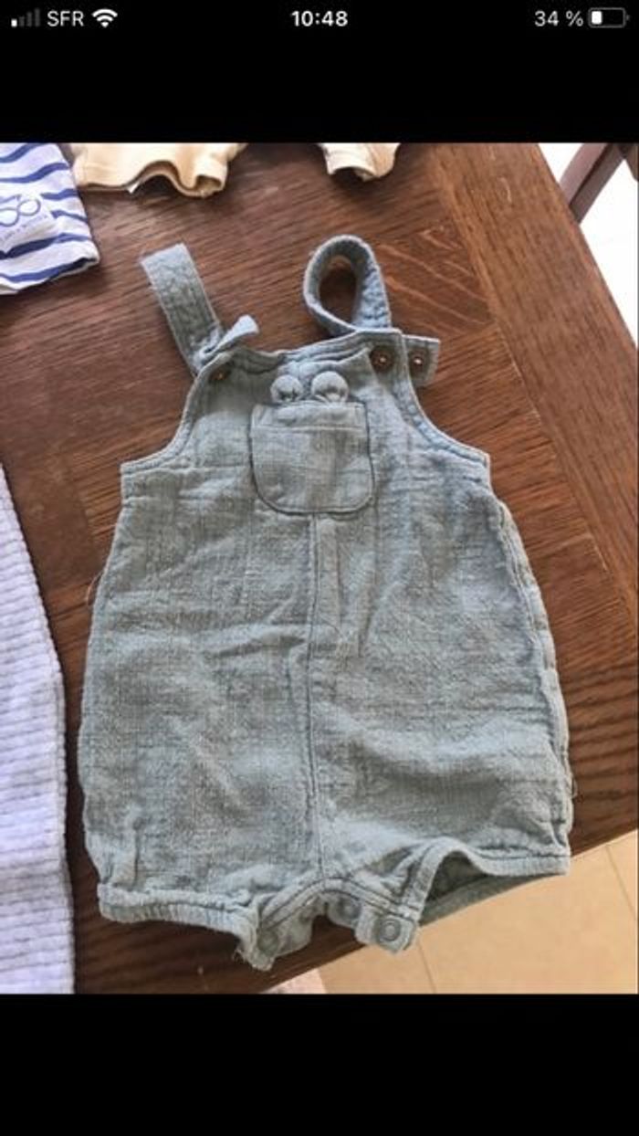 Lot vêtements été bébé garçon 6 mois - photo numéro 8