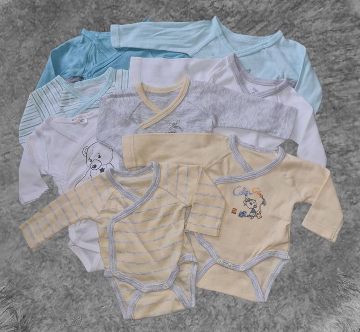lot 19 vêtements bébé garçon naissance / 1 mois - photo numéro 9