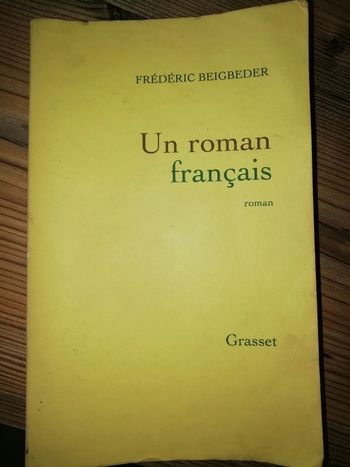 Livre un roman français