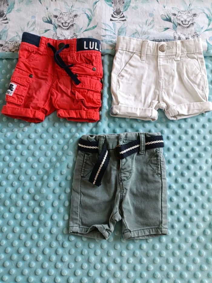 Lot 3 shorts 3 mois