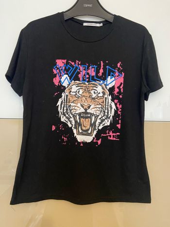 T-shirt noir femme S/M