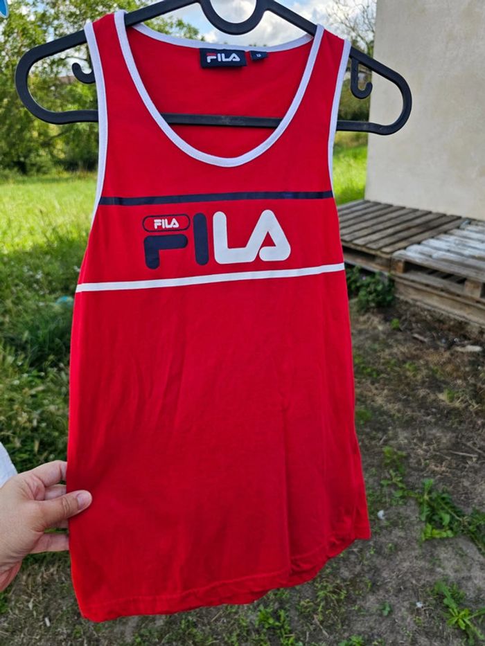 Débardeur fila rouge 12 ans - photo numéro 8