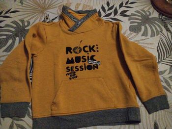 Sweat jaune chiné Rock Orchestra 8 ans