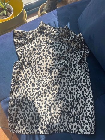 blouse léopard zara