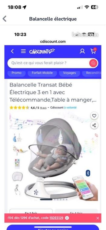 Balancelle / transat