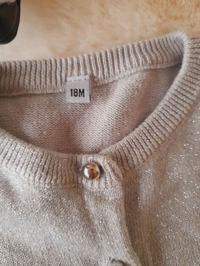 Ensemble Robe + boléro paillettes 18 mois - photo numéro 7