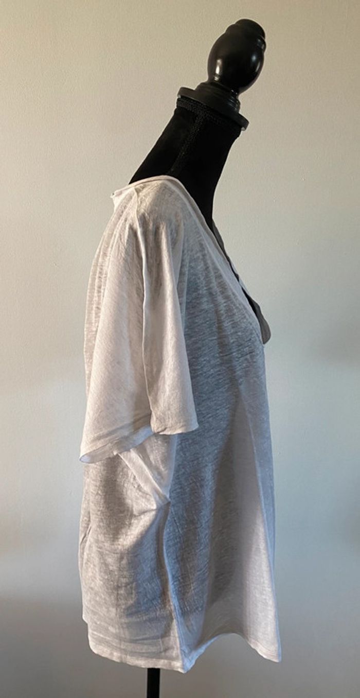 Tee shirt Massimo Dutti blanc taille M - photo numéro 10