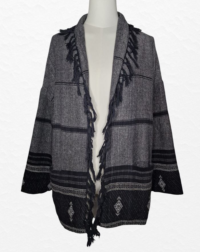 Manteau/veste Swildens – Taille 1 – Noir/gris – État : Très bon - photo numéro 2