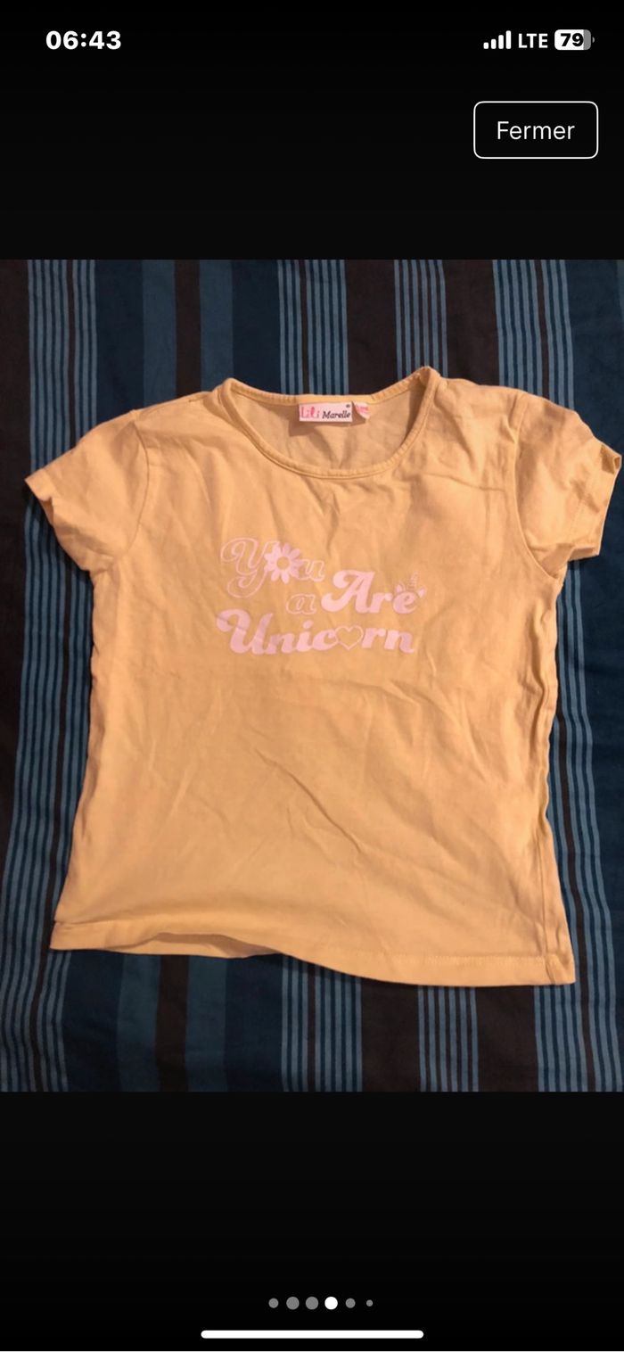 Lot de 5 t shirt fille - photo numéro 3