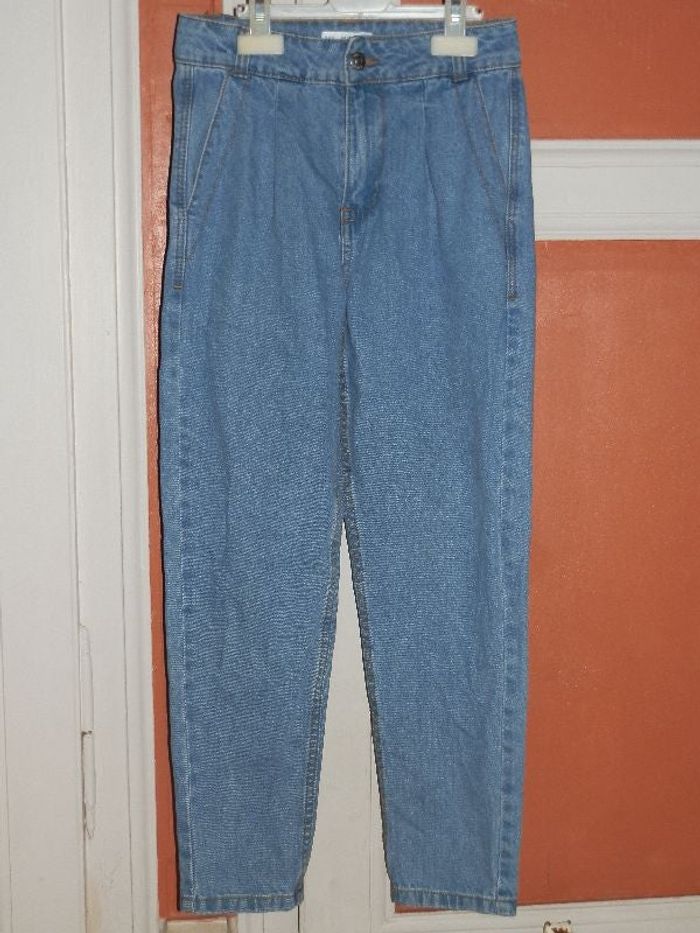 Jean MOM bleu clair