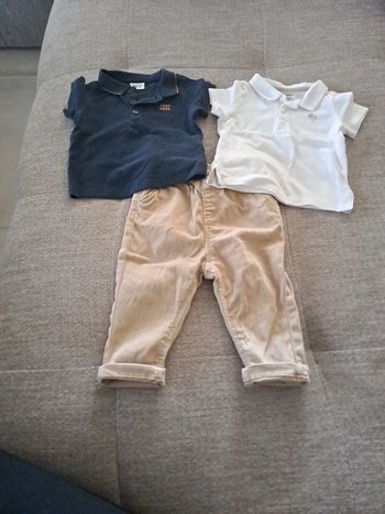 Ensemble pantalon + polo