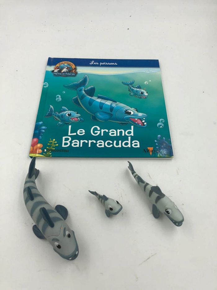 Figurine + 3 figurines / le grand barracuda collection Altaya