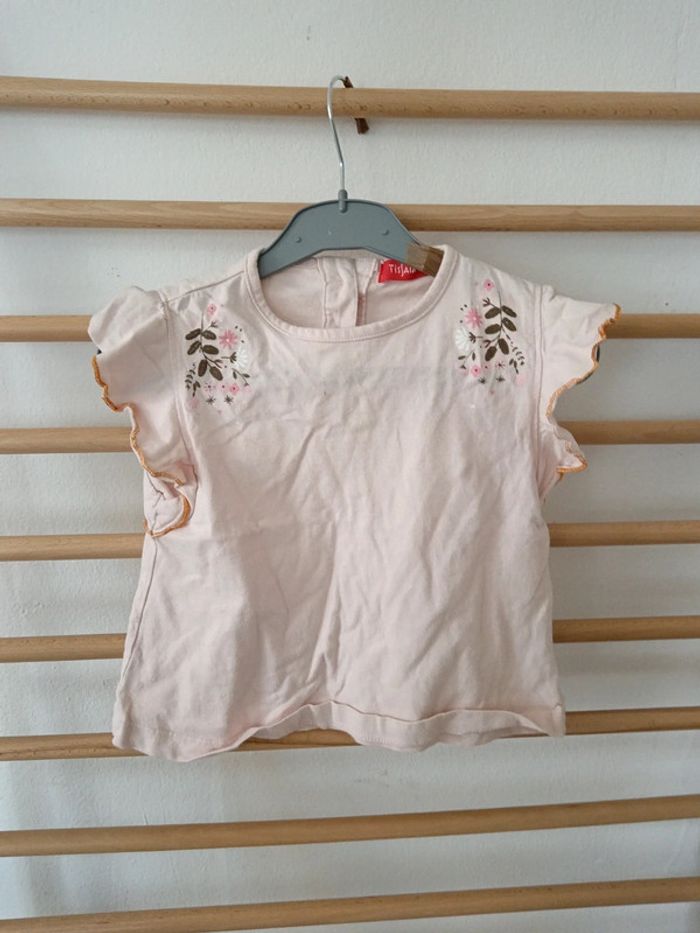 T-shirt tissaia fleurie
