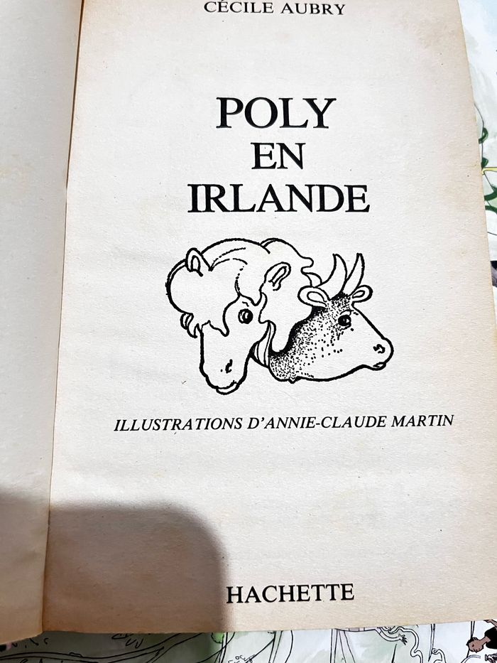 Livre ancien pour enfants : poly en Irlande, éditions 1986 - photo numéro 3
