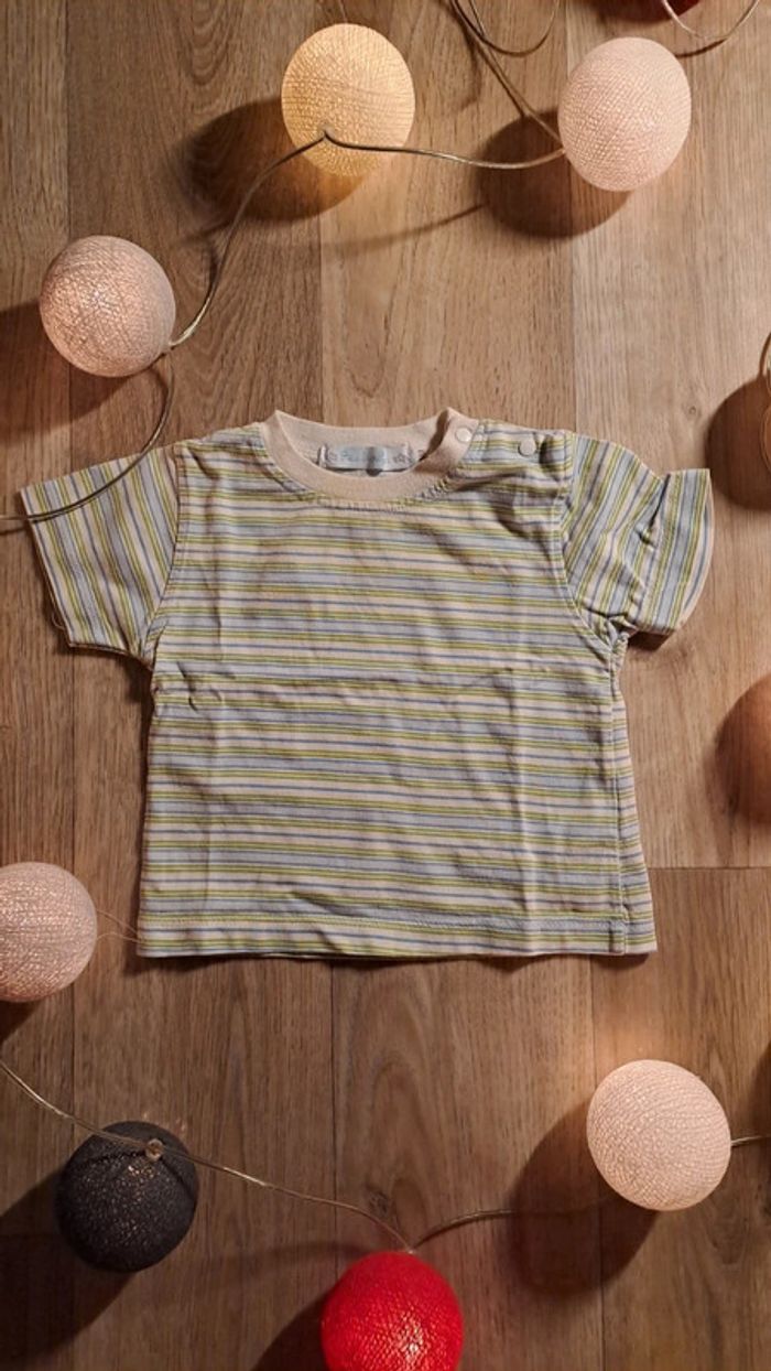 Ensemble short t-shirt manches courtes garçon taille 3 mois - photo numéro 2