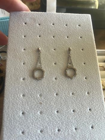 Boucles oreilles argent