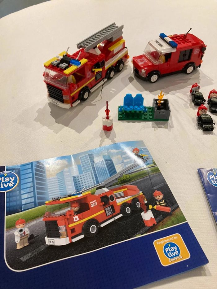 Lego camions de pompier playtive - photo numéro 2