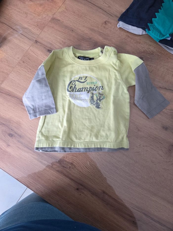 Lot de 12 tee-shirt manches longues - photo numéro 7