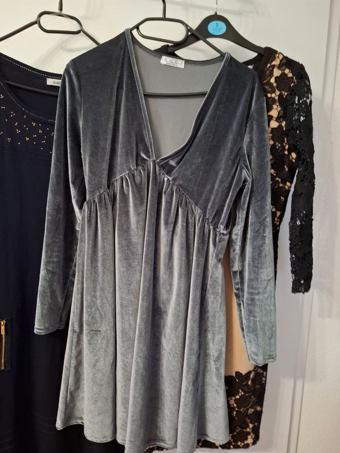 Lot 4 articles 3 robes et 1 pull taille 36 en très bon état - photo numéro 7