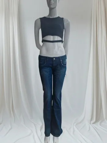 Superbe Jeans G&D, Bleu, T.38/M