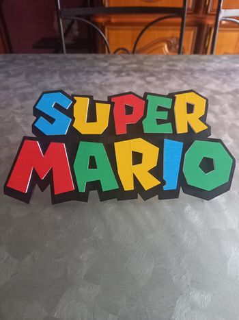 Plaque super Mario 