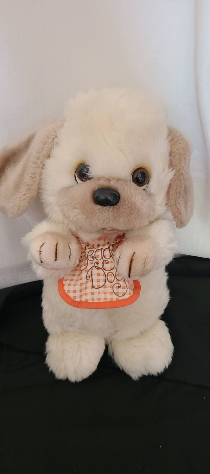 Peluche chien petit mendiant Applause vintage 1982 - photo numéro 3