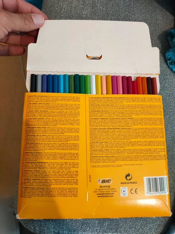 Lot de 24 crayons de couleur bic kids - photo numéro 6