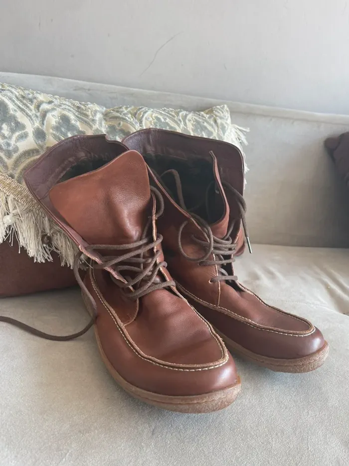 Boots 100%Camper cuir - photo numéro 2