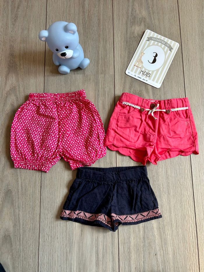 Lot de 3 shorts