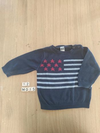 Petit pull en coton Tape à l'oeil