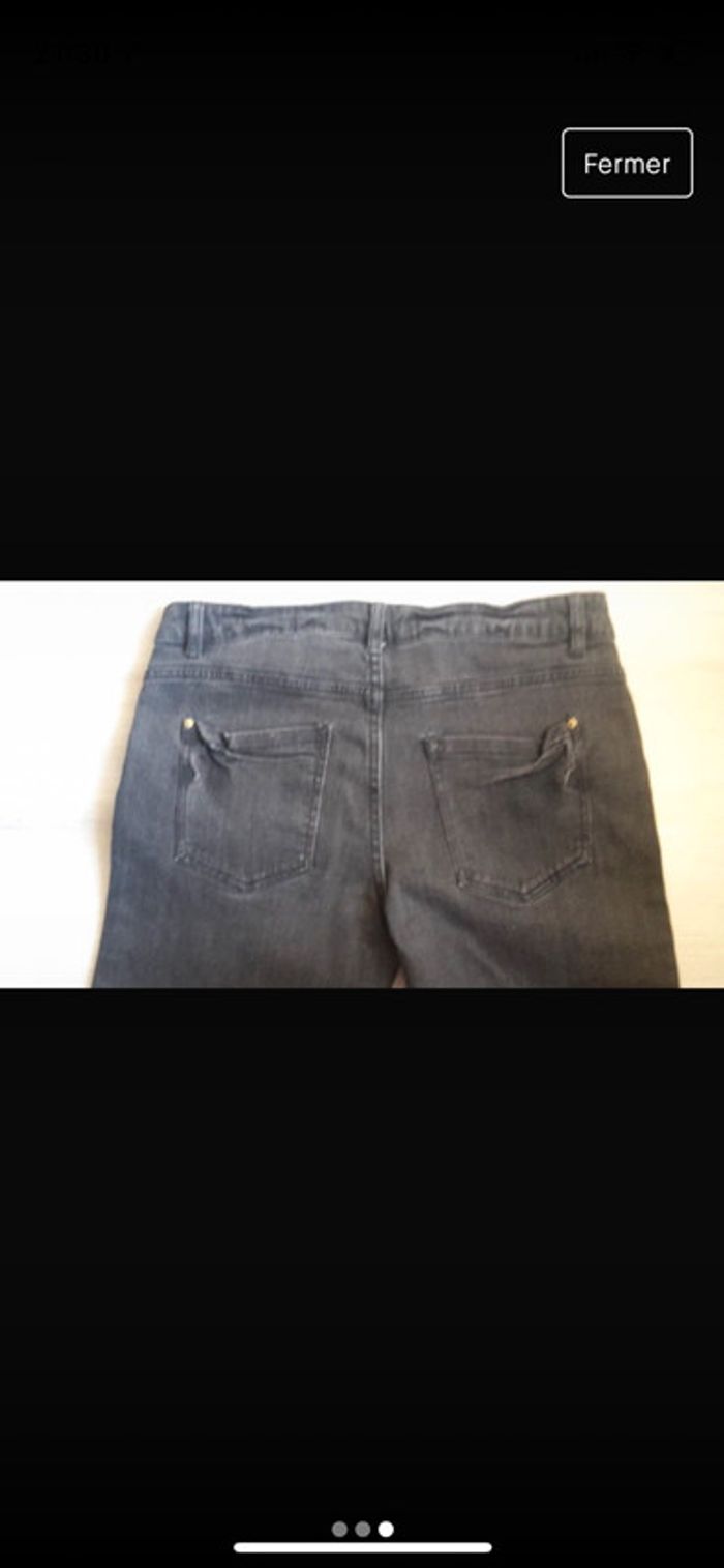 Jean stretch noir taille 40 - photo numéro 3