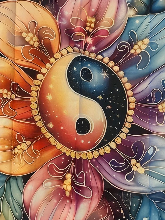 Toile murale ying yang - photo numéro 3