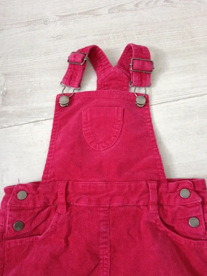 Robe salopette velours 3 ans - photo numéro 2