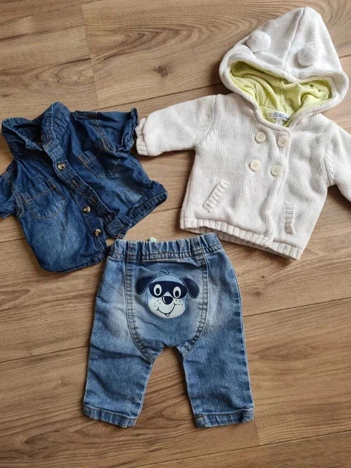 Ensemble bébé garçon 1M - photo numéro 2