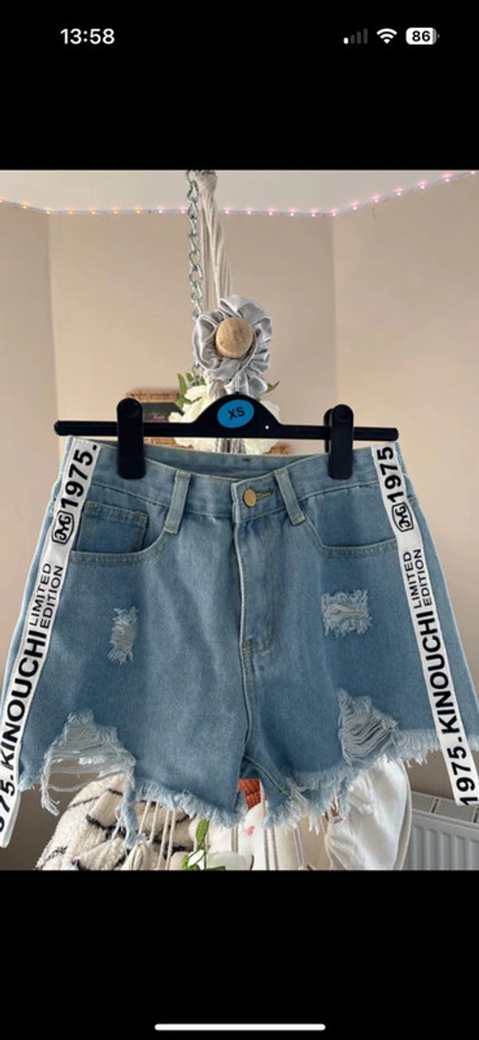 Short jean neuf XS