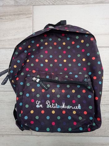 Sac à dos à pois "Le Petit Marcel"
