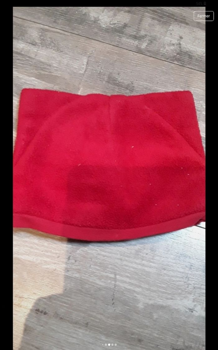 Grenouillere rouge avec bonnet - photo numéro 7