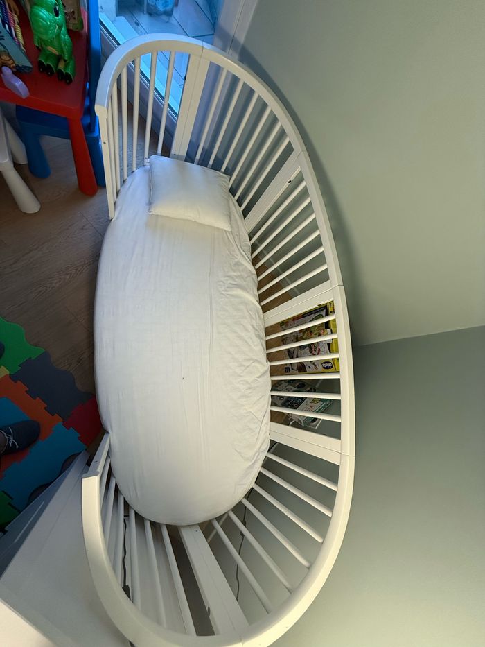 Lit sleepi stokke + extension junior + matelas junior - photo numéro 4