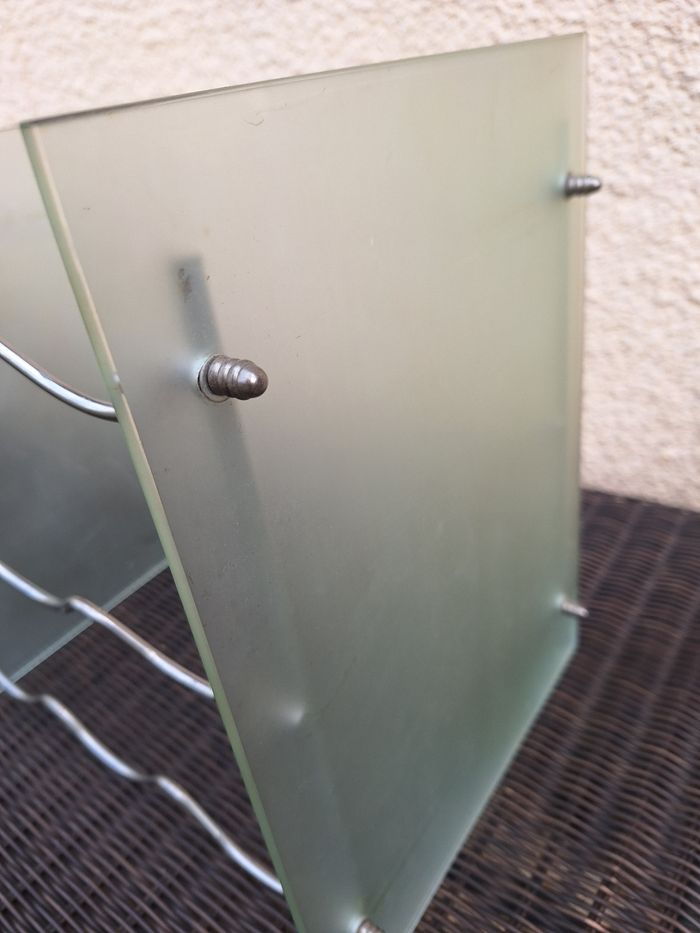 🍷 Lot de 2 portes bouteille métalliques - photo numéro 5